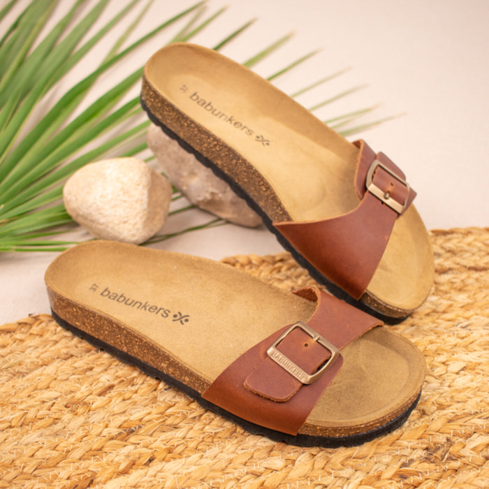 Sandalo BABUNKERS MARRONE