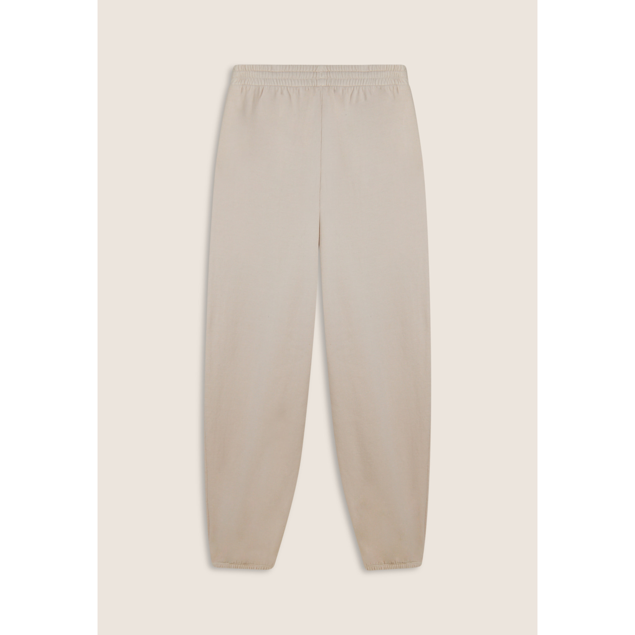 Pantaloni in felpa con stampa Flow e fondo raccolto