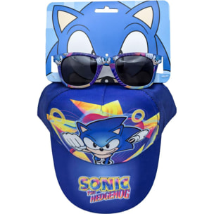 Gorra Set Gafas De Sol Sonic