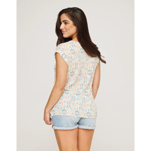 Camiseta Estampada Multicolor - Ordesa