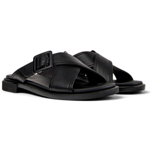 Sandalias - CAMPER Edy - Negro - Cuero liso