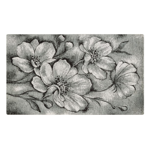 Tappeto Jacquard Ideale Salotto Camera Ingresso Made In Italy Antiscivolo, Lavabile, Morbido Disegno Asturia Grigio By Suardi