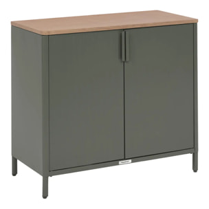 Buffet de jardin Ironia en acier galvanisé vert laurier