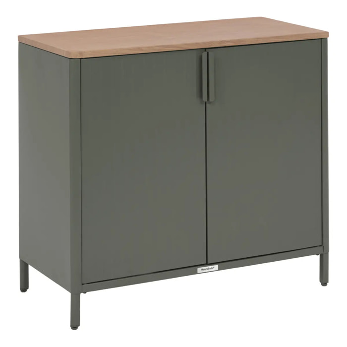 Buffet de jardin Ironia en acier galvanisé vert laurier