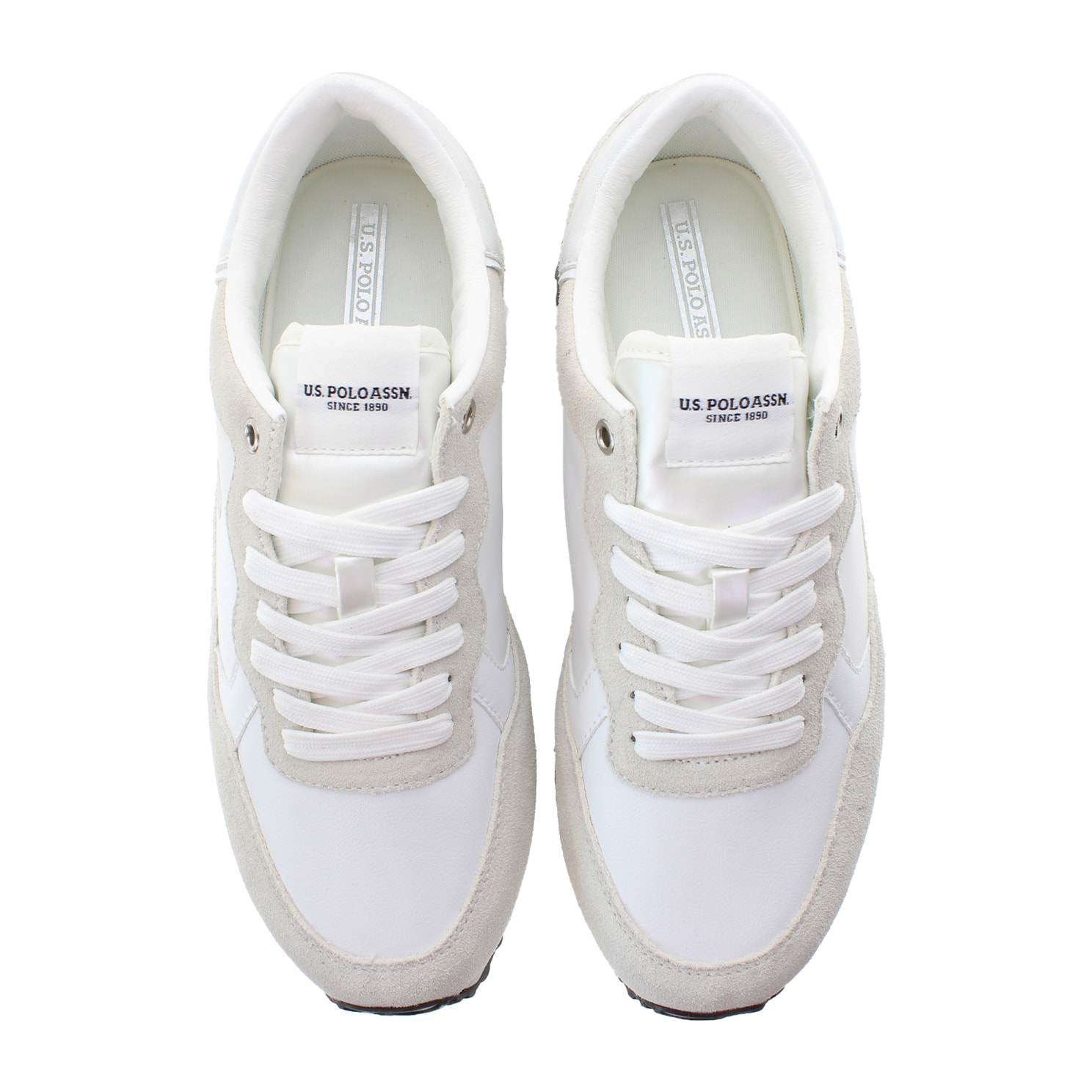 U.S. Polo Assn. - Sneakers SACHA005WDSN2 in camoscio per donna