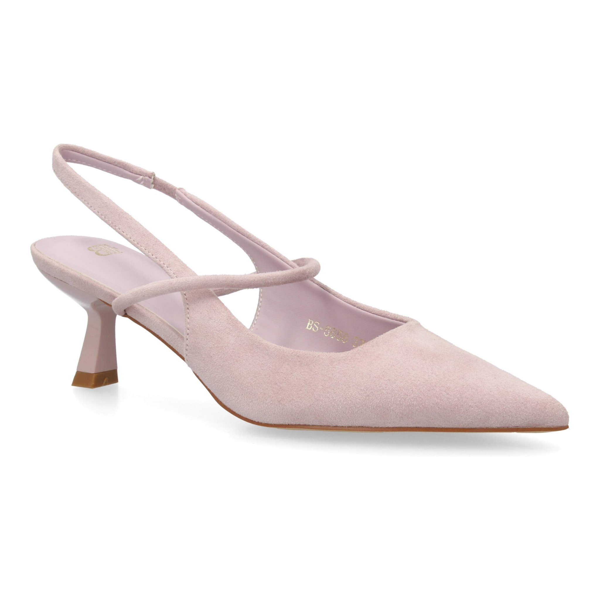 Zapatos de tacón destalonados elegantes