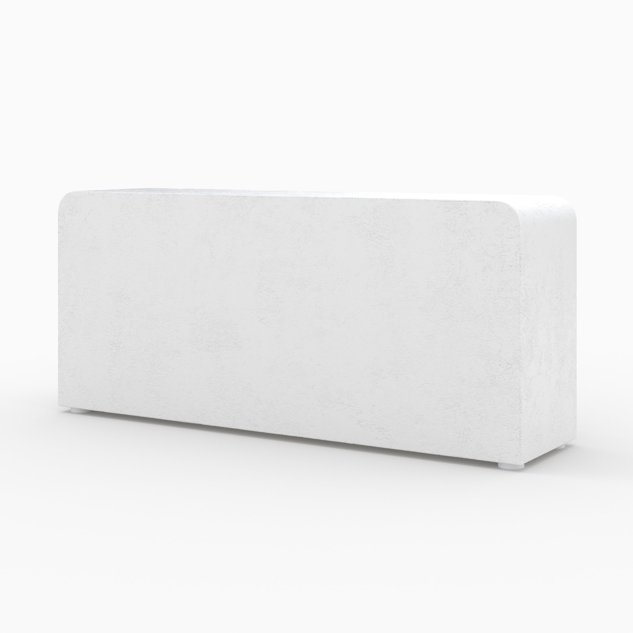 Buffet en béton blanc cassé - Fira