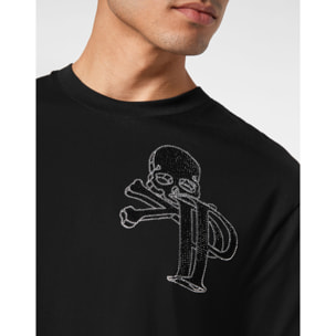 PHILIPP PLEIN Camiseta de cuello redondo y manga corta