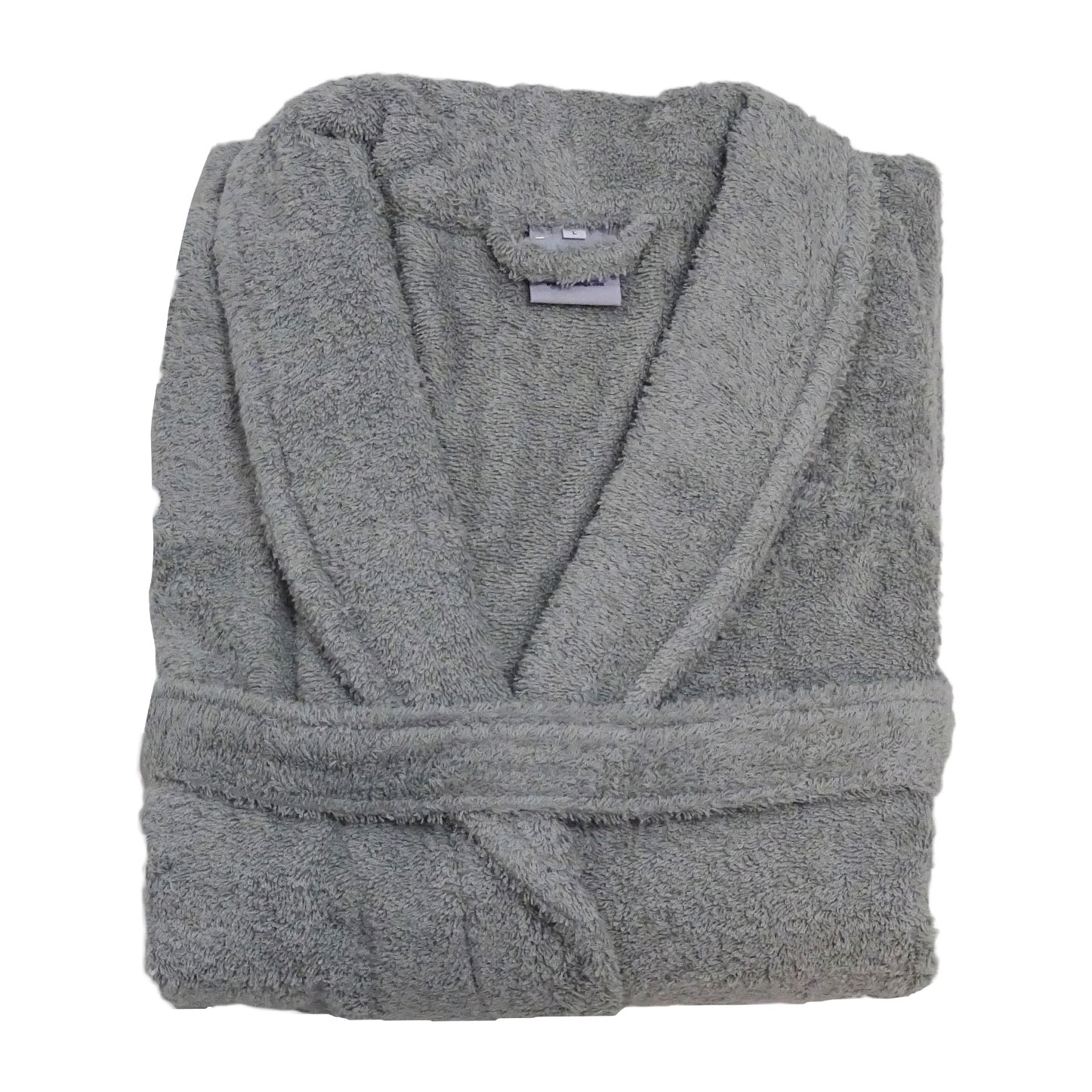 Peignoir de bain uni et coloré - Gris clair