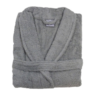 Peignoir de bain uni et coloré - Gris clair