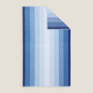 Toalla de playa rizo rayas Babala color azul