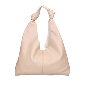 Borsa a spalla da donna In Vera pelle Made in Italy 40x42x2 cm