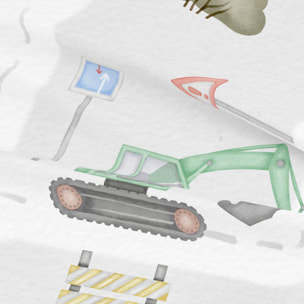 Cool Kids - Juego de Sábanas Estampadas - Infantil - Incluye 1 Funda de Almohada + 1 Sábana Bajera - 100% Algodón - Road