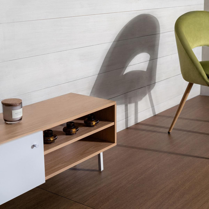Mueble TV de madera para salón, comedor o habitación de diseño nórdico