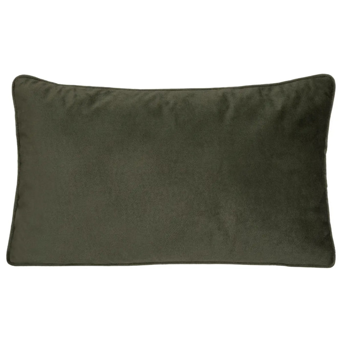 Coussin "Lilou" - vert kaki - 30x50 cm