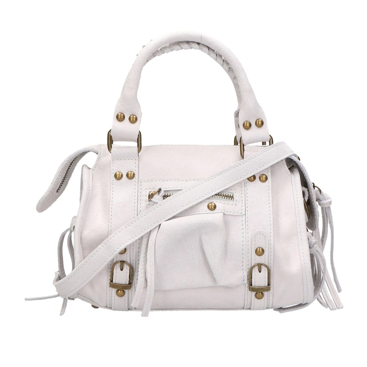 Borsa a spalla da donna - Modello Erisia - Vera pelle - 25.0 x 15.0 x 10.0 cm