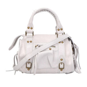 Borsa a spalla da donna - Modello Erisia - Vera pelle - 25.0 x 15.0 x 10.0 cm