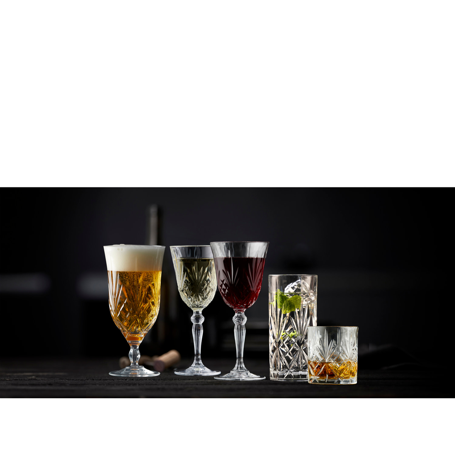 Set de 6 verres highball Melodia 36cl