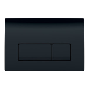 Pack WC bâti-support Geberit + WC Swiss Aqua Technologies sans bride + abattant SoftClose + plaque (SLIM-BlackInfinitio-A)