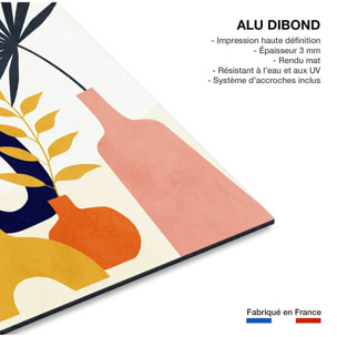 Tableau nature morte bouquets en été  Tableau alu Dibond