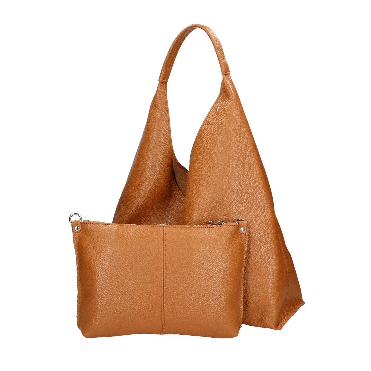 Borsa a spalla da donna - Modello Ginger - Vera pelle - 25.0 x 14.0 x 13.0 cm