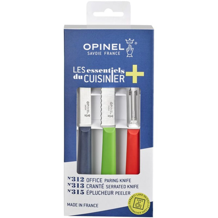 Coffret couteau OPINEL trio Les Essentiels