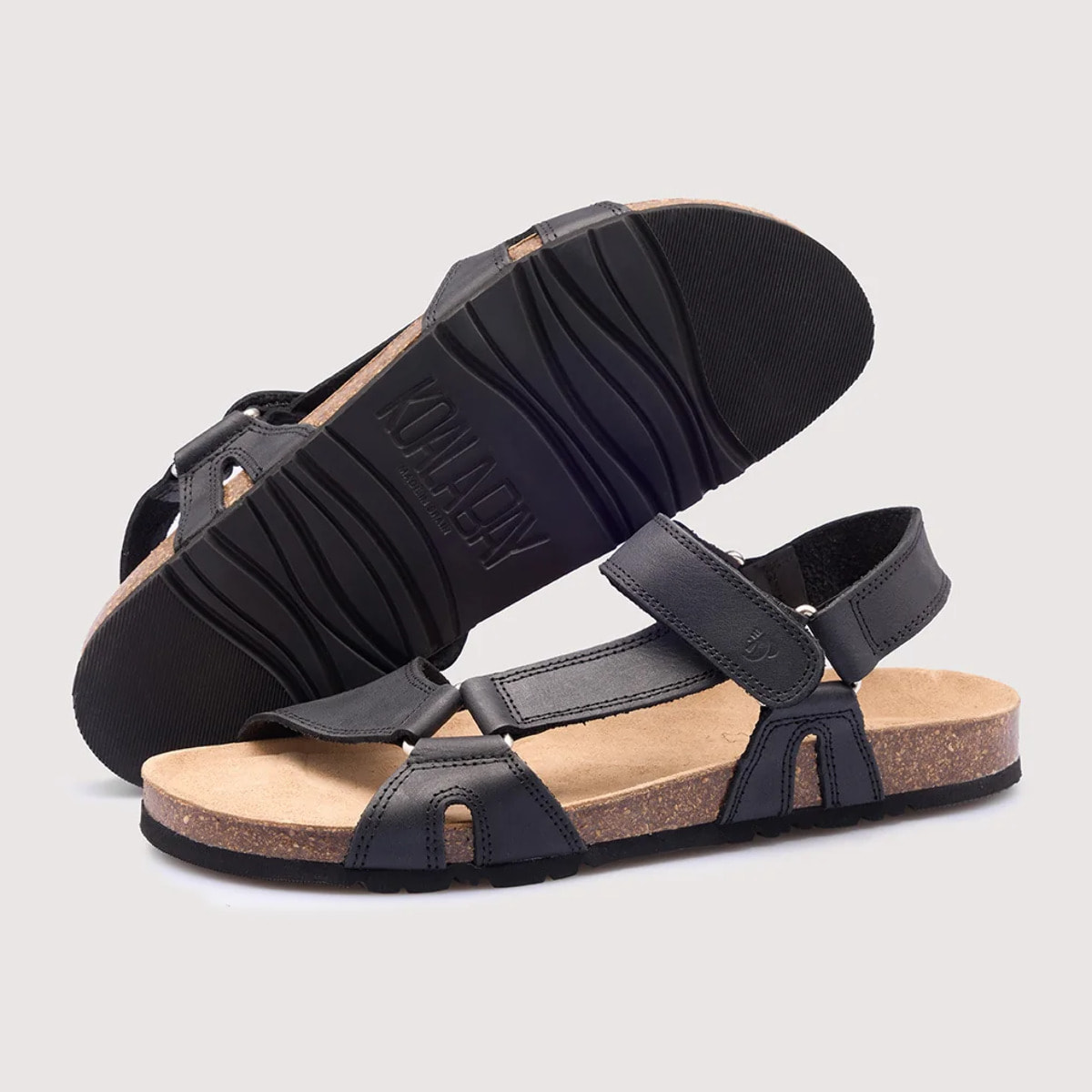 Sandalia Bio Piel Negro - Atacama