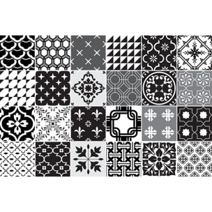 Stickers muraux - Sticker Mural Carrelage adhésif Cuisine Salle de Bain - 24 STICKERS CARRELAGES AZULEJOS NINA
