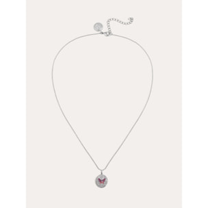 Collana Medallion Butterfly Rose