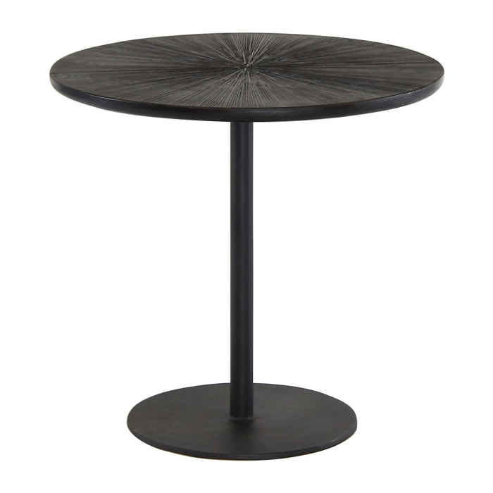 Meuble d'appoint en bois de manguier noir UBU