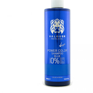 Valquer Champú power color Azul - 400 ml