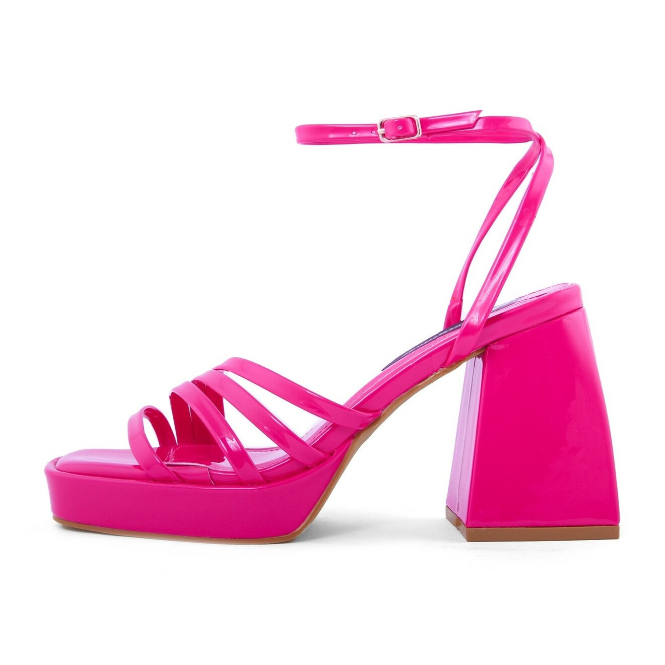 Sandali Donna colore Fuxia-Altezza tacco:10cm