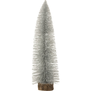 J-Line décoration Sapin De Noël - plastique - argent - large