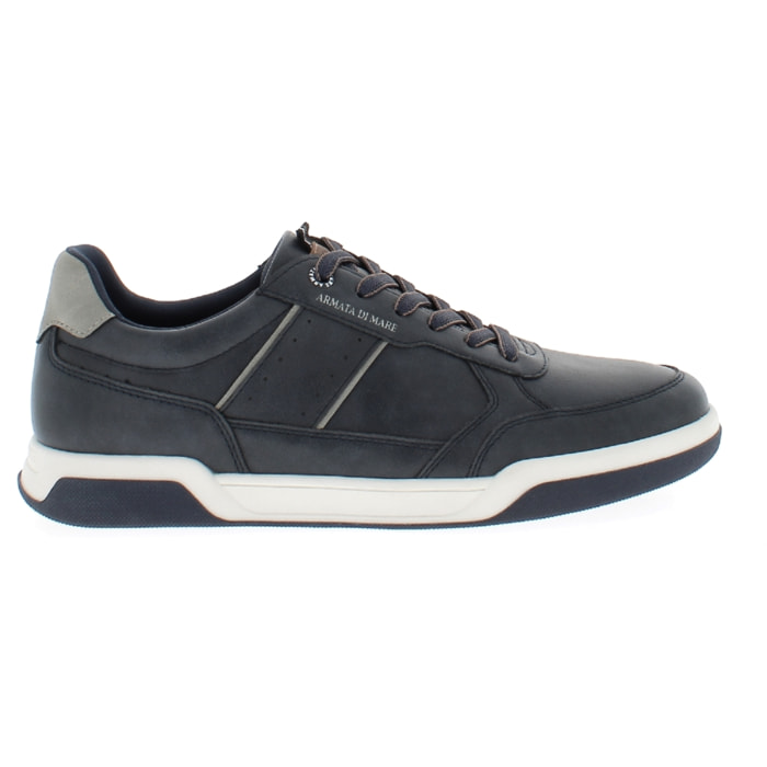 Armata di Mare Scarpe Uomo Sneakers Casual Stringate con Soletta Rimovibile in Memory Foam AMU W24M616 Navy