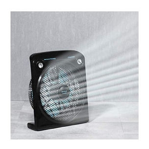 Ventilador de Suelo con Temporizador EnergySilence 6000 PowerBox Black. 50 W, 5