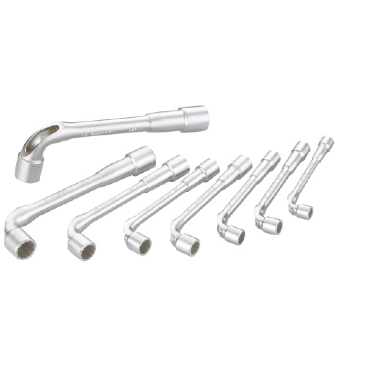 Jeu 8 clés a pipe débouchée 6/12 pans SAM - 93SDJ8