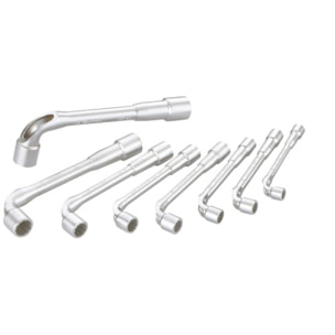 Jeu 8 clés a pipe débouchée 6/12 pans SAM - 93SDJ8