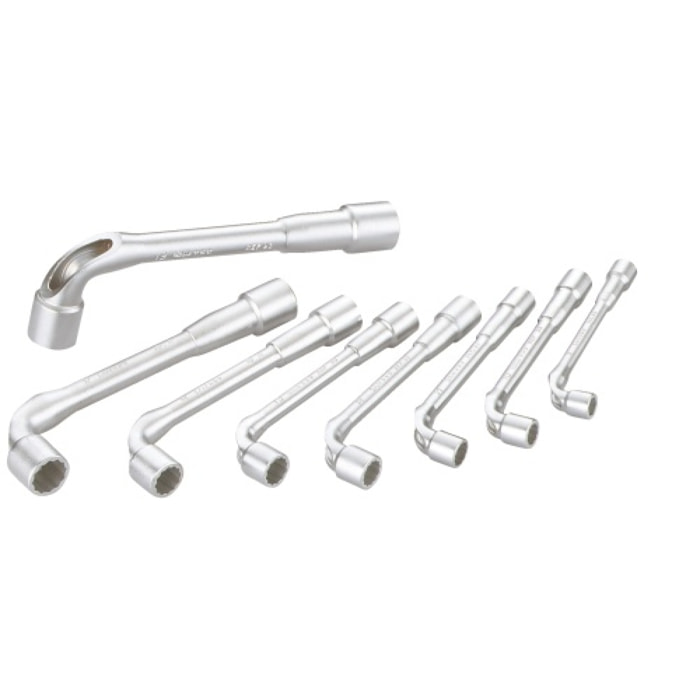 Jeu 8 clés a pipe débouchée 6/12 pans SAM - 93SDJ8