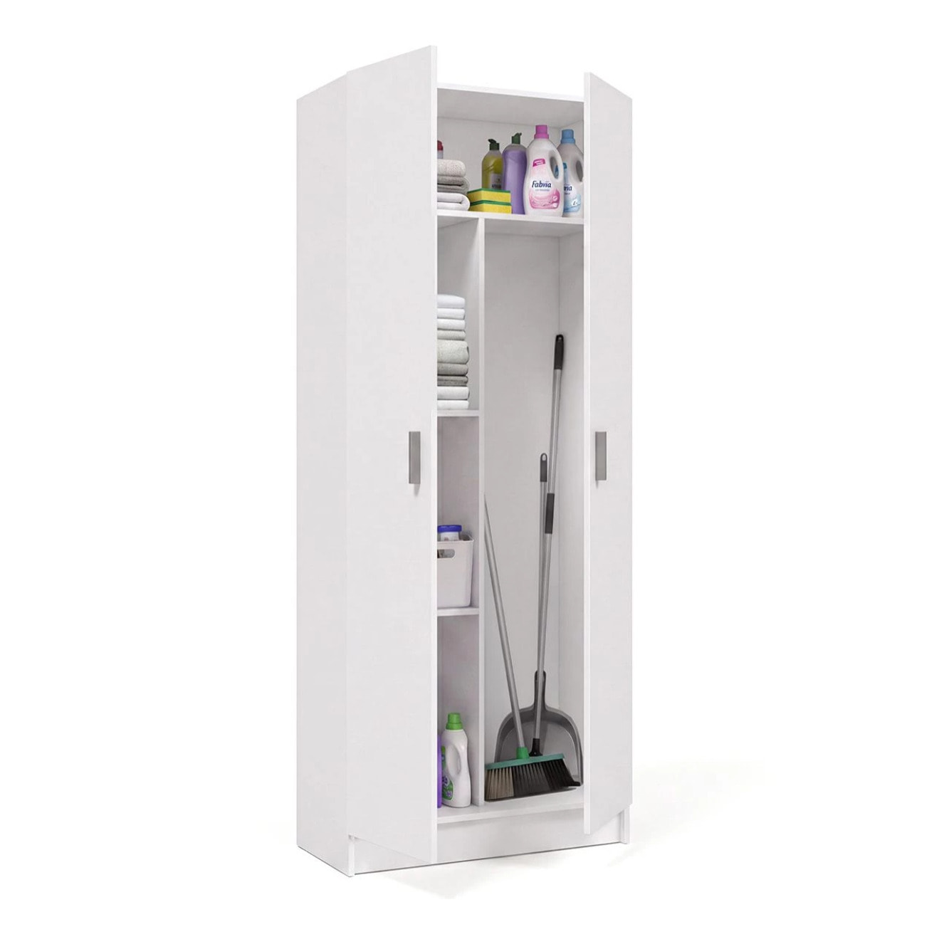 Armario de 2 puertas en blanco artik 73x180 cm Multi Useful 73 Blanco