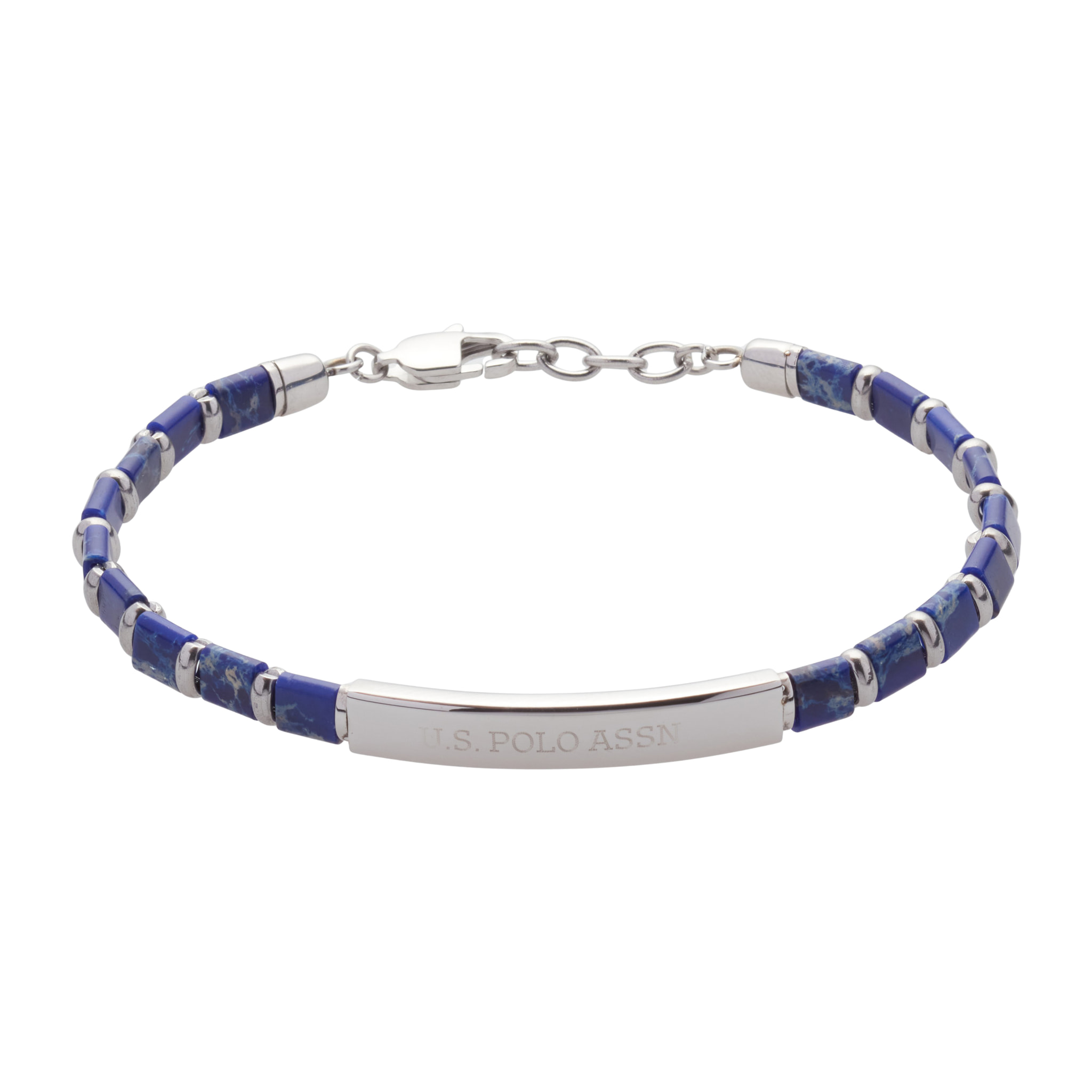 Bracciale U.S. Polo Assn. In acciaio con pietre