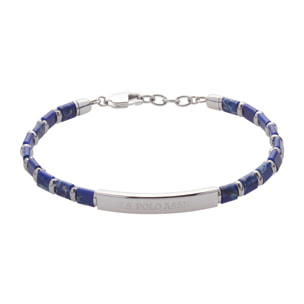 Bracciale U.S. Polo Assn. In acciaio con pietre
