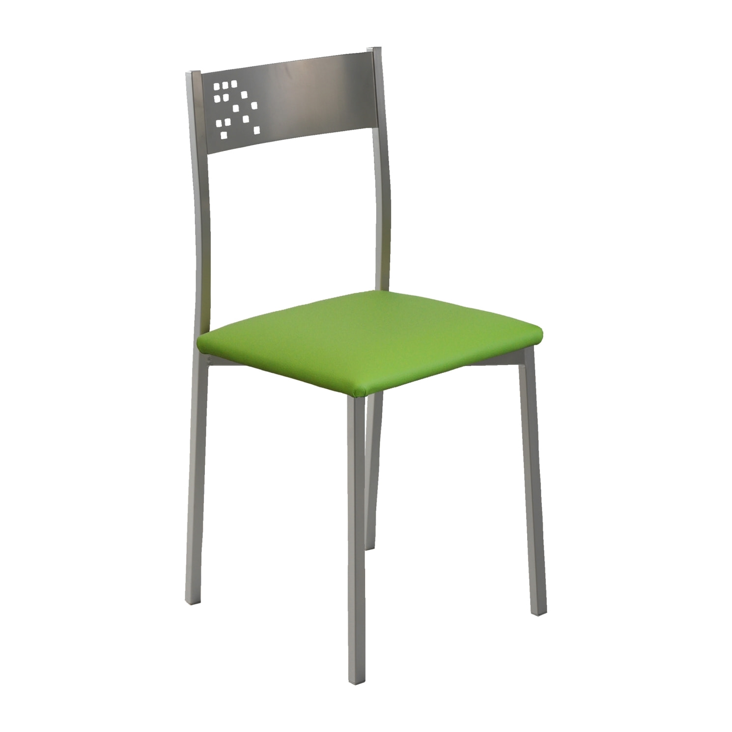 Set de 4 sillas – Polipiel y metal