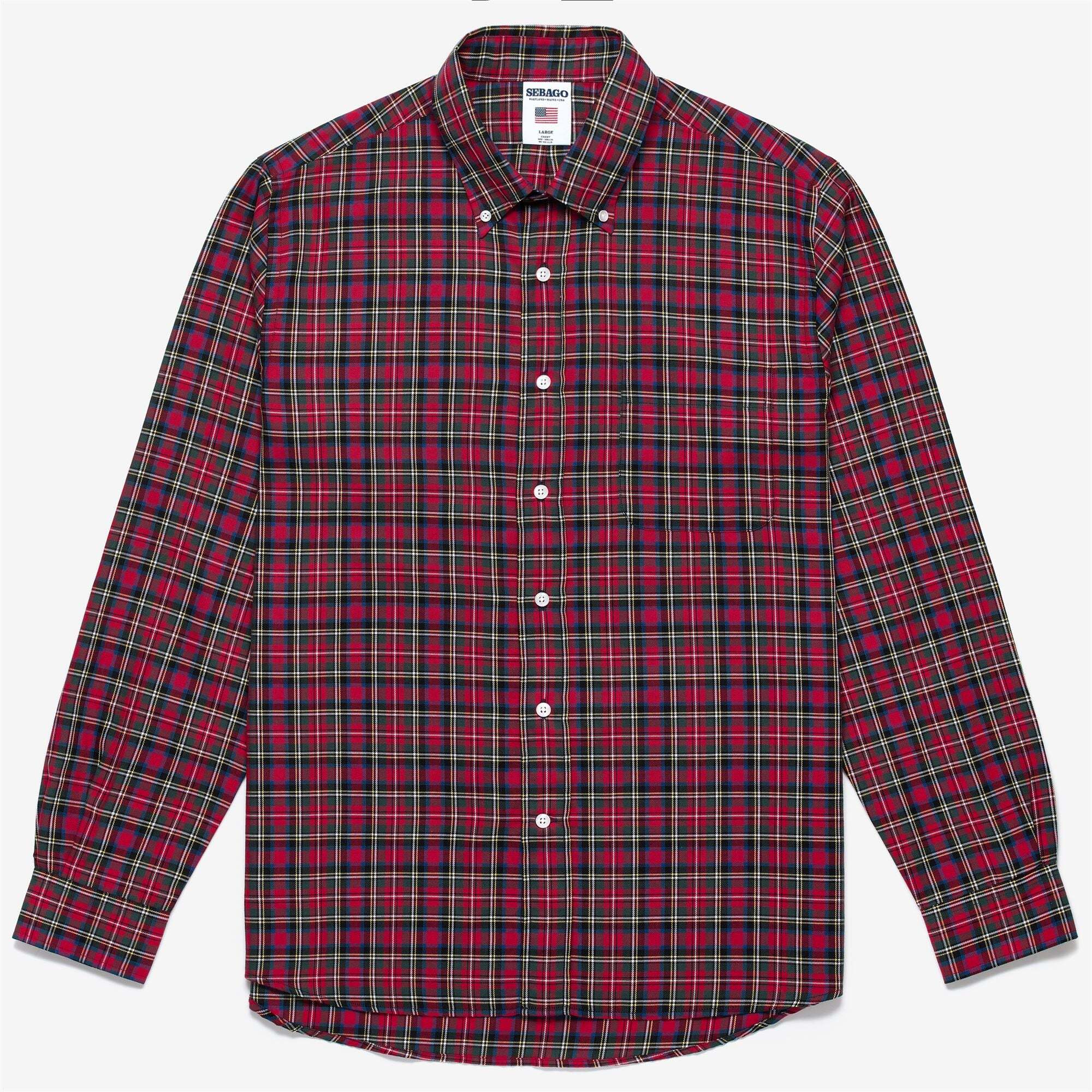 Camicie Sebago Uomo Rosso CODYVILLE