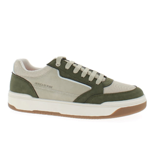 Armata di Mare Scarpe Uomo Sneakers Casual Stringate con Soletta Rimovibile in Memory Foam AMU S25D737 Khaki