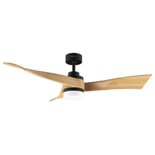 Ventilador de techo con luz EnergySilence Aero 5285 WhiteWood Cecotec