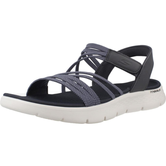 Sandalias Mujer Go Walk Flex Azul