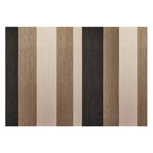 Alfombra LIVING DECO Franjas Camel
