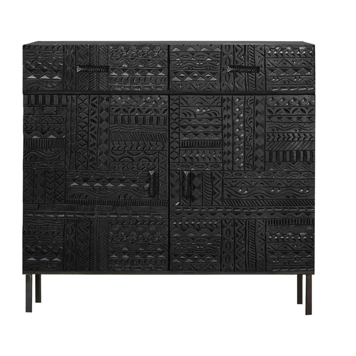 Consola - madera de mango - 77x100x40cm