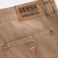 GUESS Originals - Pantalon - 100% coton - beige