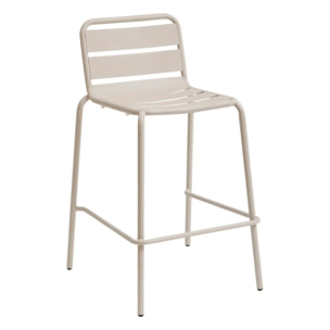 Chaise de bar empilable Phuket Argile